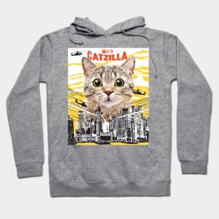 Catzilla Funny Cat T-Shirt - Gift for Cats Lovers Hoodie